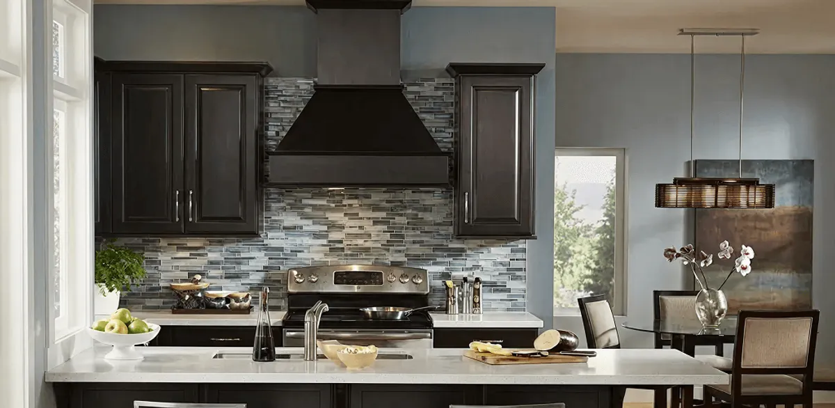 Kitchen cabinet painting and refinishing in a modern kitchen in Mesa, AZ